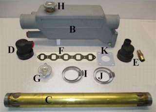 Bowman Heat Exchanger for British Leyland B1.8 Diesel Engines