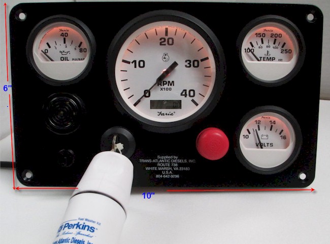 Trans Atlantic Diesels Marine Instrument Panel