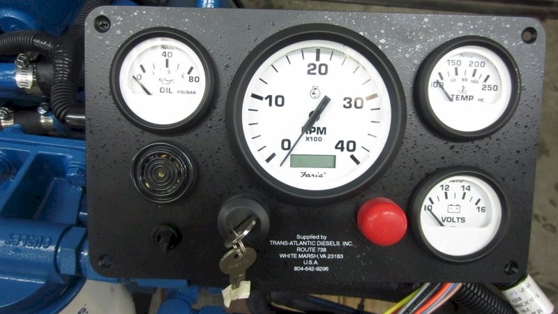 Perkins 6.354 Instrument Panel