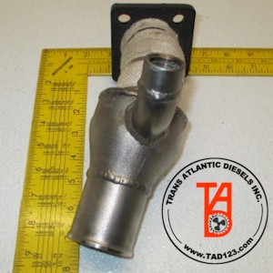 Perkins M20 / M30 Custom Fabricated Stainless Steel Exhaust Elbow