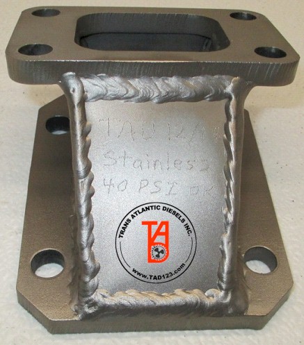 Perkins T6.354 / T6.354.4 Manifold to Turbo Adaptor