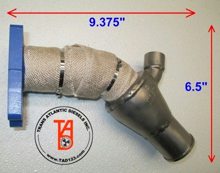 Perkins 4.238 Exhaust Elbow: