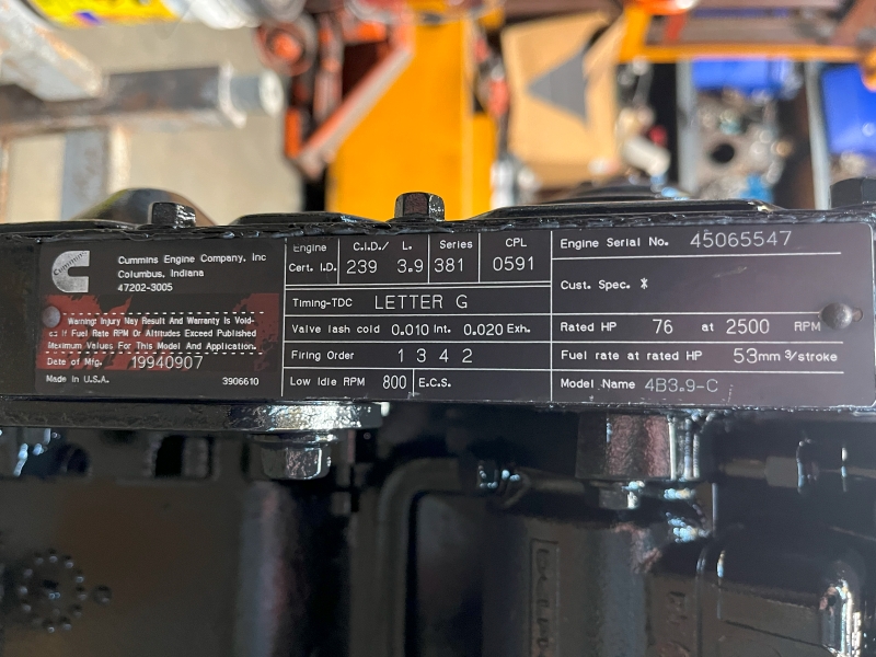 Cummins 4B3.9 45065547 Industrial Engine