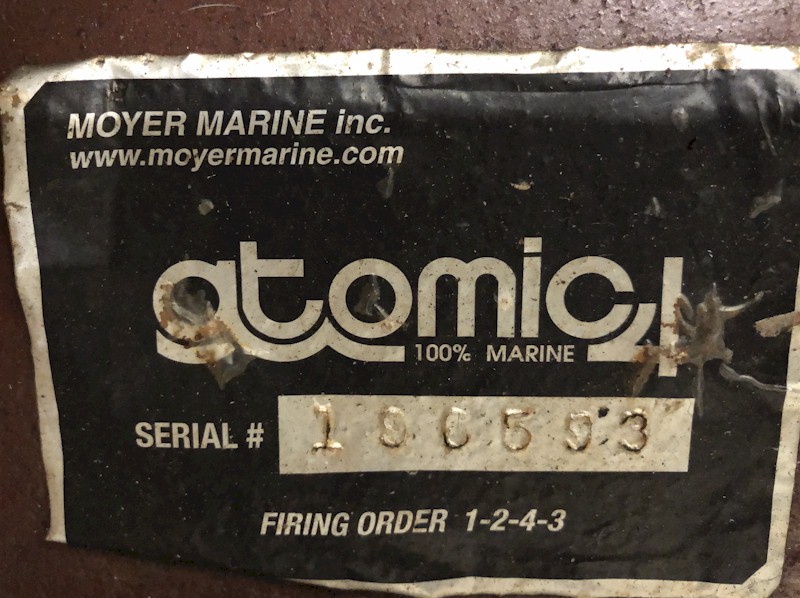 Atomic 4 Marine Gas Engine